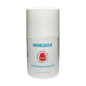 KNUKLBALM Soothing Muscle & Joint Crème - 1.7oz cooling recovery formula with MSM and magnesium for muscle relief