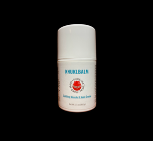 KNUKLBALM Soothing Muscle & Joint Crème - cooling recovery formula with MSM and magnesium for muscle tension relief