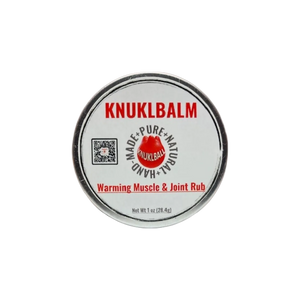 KNUKLBALM Warming Muscle & Joint Rub - 1oz tin with natural botanical formula for pain relief and massage therapy